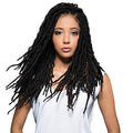 Synthetic Crochet Braids Hair Extensions 18 Inch African Roots Nu Locs 4-Pack