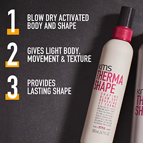 KMS THERMASHAPE Shaping Blow Dry Spray for 50% Faster Dry Time, 6.7 oz