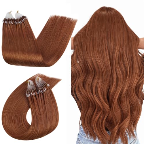 Copper Micro Loop Hair Extensions 16 Inch 50G 50S - Invisible Wire Design - Ugeat Variation AM-#330