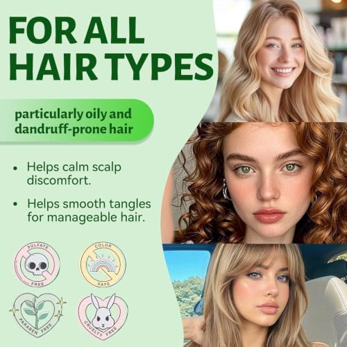 Tea Tree Mint Clarifying Shampoo & Conditioner Set - 16.8 Fl Oz Pack of 2