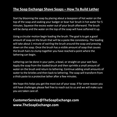 TSE for Men Bay Rum Shaving Soap with Tallow and Shea Butter. Natural Ingredients for Rich Lather and a Smooth Comfortable Shave. Artisan 4.5 oz Semi-Soft Italian Style. Made in the USA.