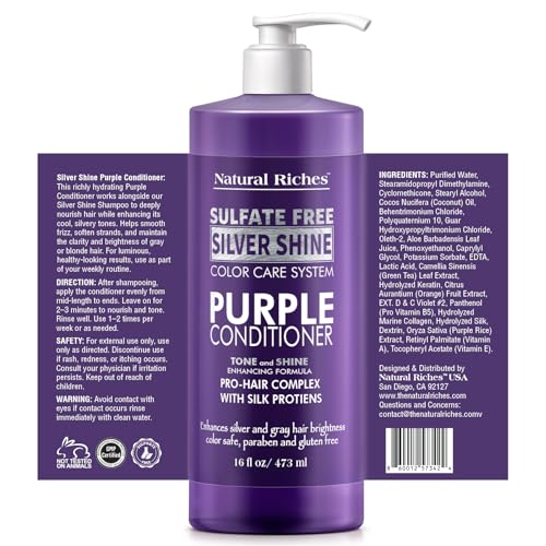 Silver Shine Purple Shampoo & Conditioner Set 16 Fl Oz - Variation of THIS listing