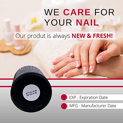 Professional Rubber Base Gel By Kodi | 35ml 1.18 oz | Soak Off, Polish Fingernails Coat Gel | For Long Lasting Nails Layer | Easy To Use, Non-Toxic & Scentless | Cure Under LED Or UV Lamp