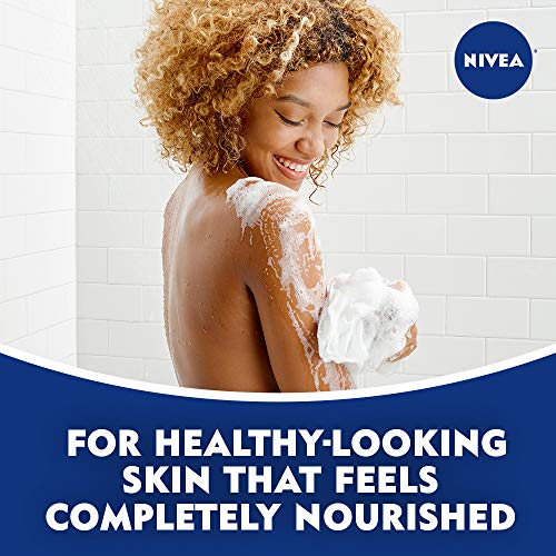 NIVEA Cocoa & Shea Butter Body Wash with Nourishing Serum - Pack of 3, 20 Fl Oz