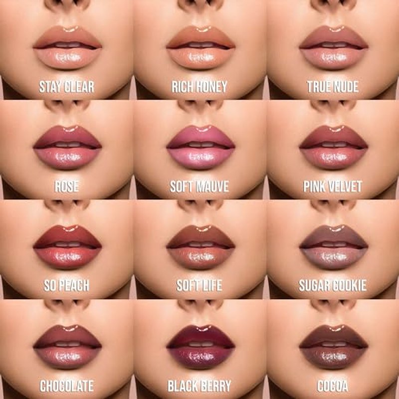 Juvia's Place Volumizing Gloss Sticks Black Berry - Shiny Luscious Lips with Nourshing Hydration, Plumping, Lip Plumper, Plumping Lip Balm, Hydrating Lip Gloss