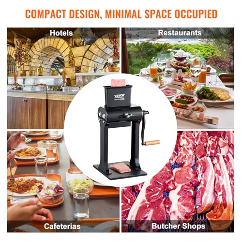 VEVOR 5.8-Inch Commercial Meat Tenderizer, Heavy Duty Stainless Steel Kitchen Tool
