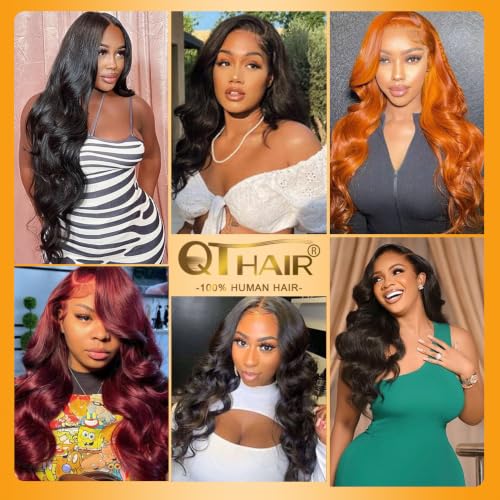 16 Inch Body Wave Lace Closure with Transparent 5x5 HD Lace Pre Plucked Baby Hair for Black Women - Natural Black Variation of THIS listing