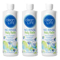 No-Rinse Body Bath Liquid 16oz Pack of 3 - Rinse-Free Post-Surgery & Elderly Care