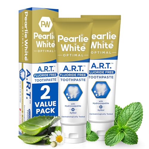 Pearlie White Hydroxyapatite Toothpaste 3.8oz 2-Pack - Repair Enamel, Sensitive Care