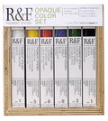 R&F Handmade Oil Pigment Stick Set - Opaque Artist Paints, 6x38ml