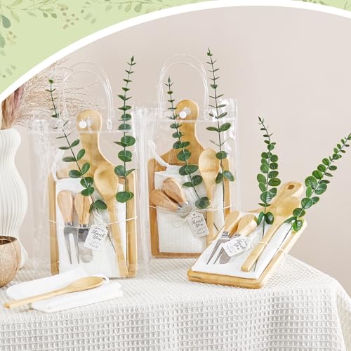 Bamboo Baby Shower Prizes Gift Set 12-White for Game Winners & Guests