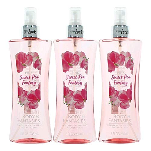 Pink Sweet Pea Fantasy Body Spray 3 Pack - Women's Fragrance Set