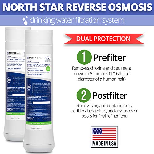NorthStar NROPF4 Reverse Osmosis Filter Set with Reminder - Replaces 7287506