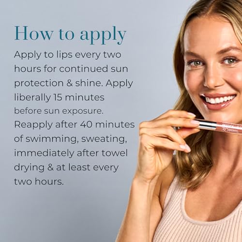 Peptide Lip Shine SPF 30 - Champagne - Hydrating Lip Gloss with Plumping Benefits