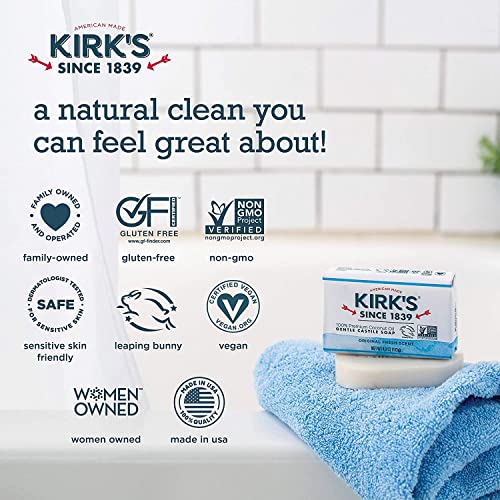 Kirks Natural Original Castile Soap 4 oz (12 per case)
