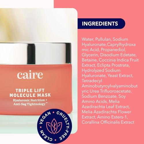 Caire Beauty Anti-Aging Hyaluronic Acid Gel Cream Face Lift Mask 40 ml (1.35 Fl Oz)