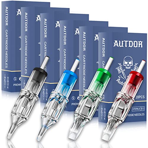 Tattoo Cartridge Needles Set 120pcs - Round Liner Shader Magnum M1 RS for Tattoo Machine RL/RS/M1/RM Variation
