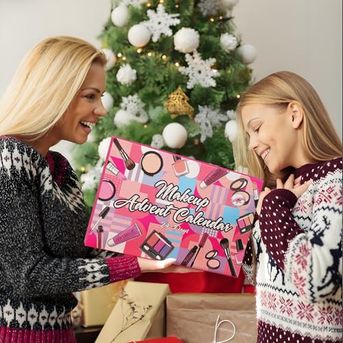 Makeup Advent Calendar 2025 - 24 Days Beauty Gift Set for Teen Girls & Women