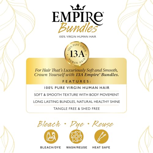 Sensationnel Empire Multi-Length Human Hair Bundles - 16 18 20 Inch Natural Black