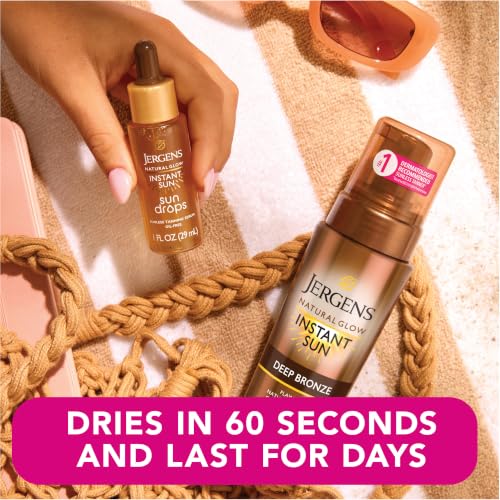 Self Tanning Mousse Deep Bronze 6 oz - 2 Pack, Instant & Gradual Tan