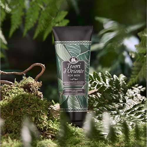 Tesori d'Oriente: Kashmir Sandalwood and Vetiver Shower Cream 8.45 Fluid Ounce (250ml) Packages [ Italian Import ]