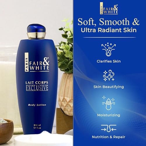 FAIR & WHITE Lait Corps Exclusive Whitenizer Body Lotion - 17 Fl oz / 500 ml