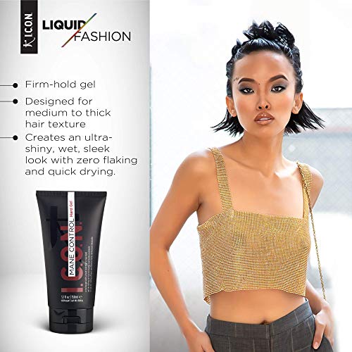 I.C.O.N. Mane Control Firm Hold Hair Gel - Long-Lasting Styling Product, 5.1 oz