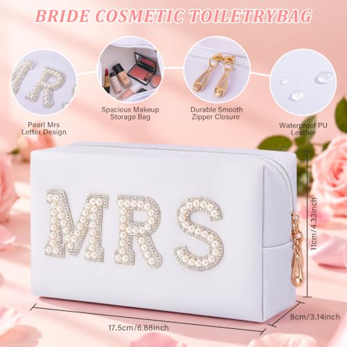 White Bridal Shower Gifts Set for Bride To Be 7Pcs Wedding Gift Box - Elegant & Practical