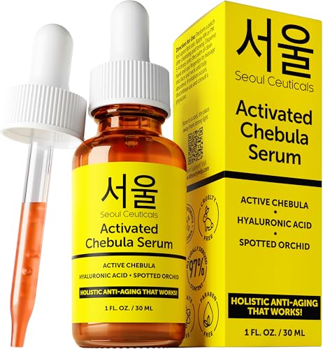 Korean Anti-Aging Serum with Chebula & Hyaluronic Acid - 1oz | SeoulCeuticals
