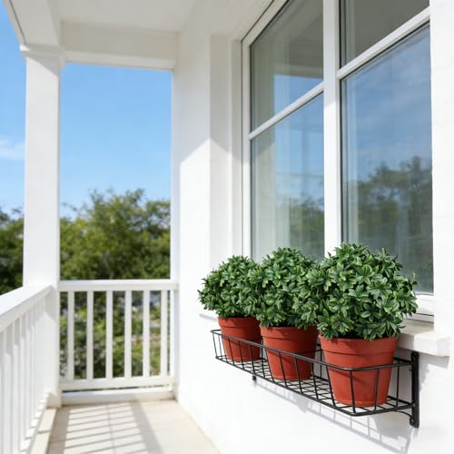 Artificial Boxwood Topiary Bush Set - 15 Inch Faux Greenery with Ground Spike - Green-002