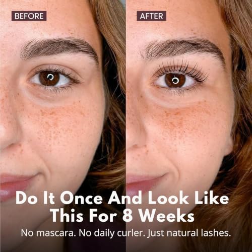 Lash Lift & Color Kit for Curled, Darker Lashes – 8 Week Results