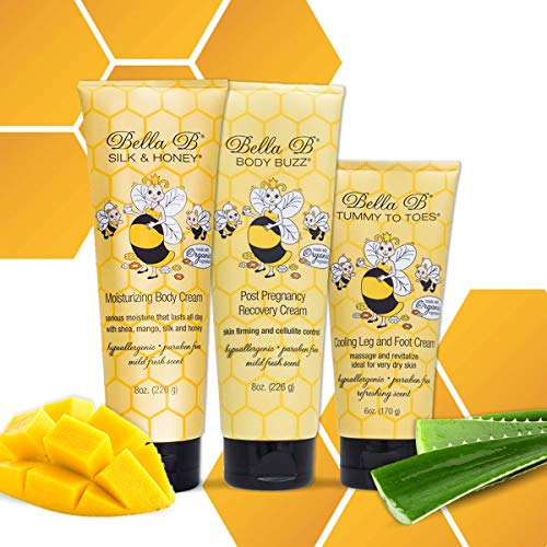 Bella B Postpartum Body Care Bundle - Moisturizing & Firming Creams for Mom