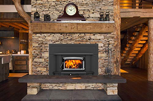 Wooden Mantel Clock with Roman Numerals - Silent Battery Operated Chiming Table Clock, Walnut Finish, 9x16x3 Inches