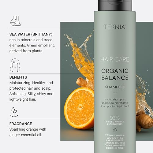 Organic Balance Shampoo 10.2 Fl Oz for All Hair Types - Hydrating & Gentle