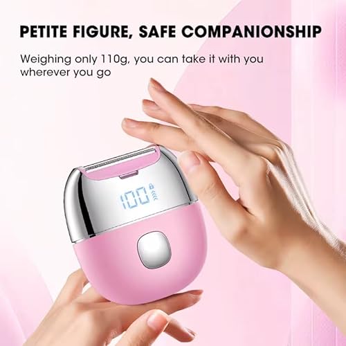 Sol?ne Precision Shaver Bikini Trimmer for Women ? Dual-Head Electric Razor for Smooth Skin ? Gentle, Waterproof & USB Rechargeable Hair Trimmer for Bikini Line, Legs, Arms & Underarms