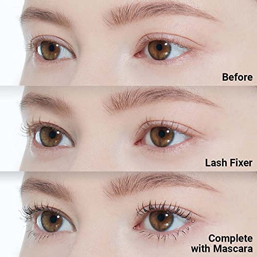 ETUDE Dr. Mascara Fixer For Perfect Lash, Korean Mascara Fixer, All-Day Curl Hold, Volumizing, Smudge-Proof, Korean Makeup, Beauty, Transparent (0.203 Fl Oz)