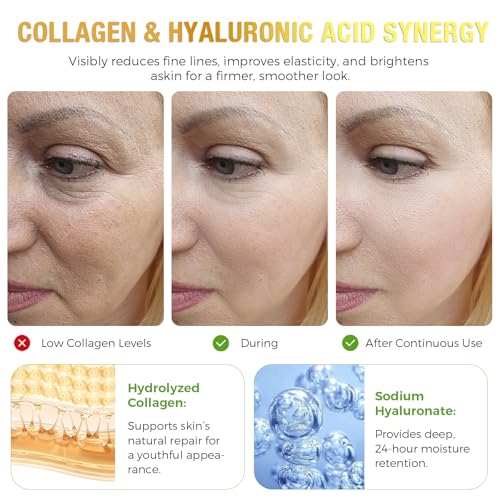 2Pack 9000PPM Snail Mucin Collagen Overnight Wrapping Peel Off Mask for Intensive Hydrating, Skin Barrier Repairing, Reducing Sagging/Wrinkles/Fine Lines, 2.53 Oz/75 ML