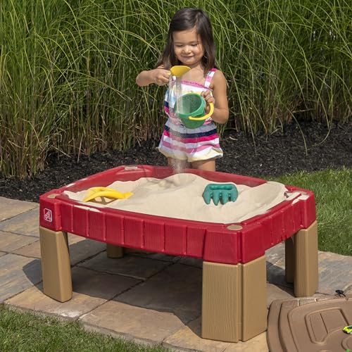 Kids Sand Table with Accessory Kit for Outdoor Play and Sensory Exploration