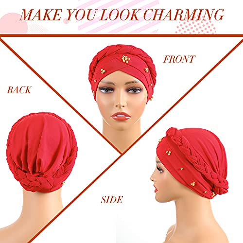 Classic Satinior 9 Pcs Head Turbans for Women Chemo Headbands Hair Wraps