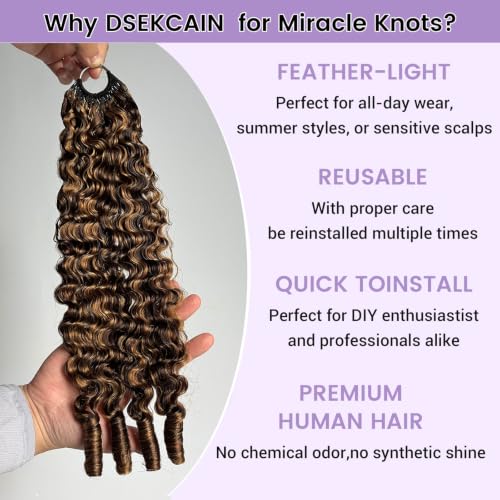16 Inch Burmese Curly Human Hair Crochet Braids - Honey Blonde Highlights 60g