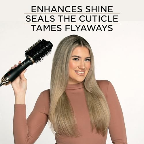 CHI Volume Styler Blowout Brush & Heated Comb - Black