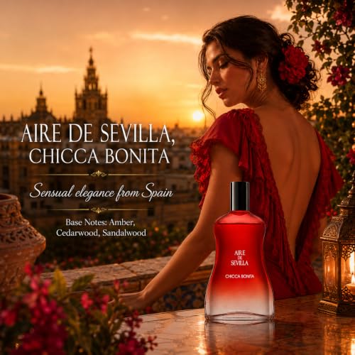 Instituto Español Aire de Sevilla Chicca Bonita Gift Set 10.14 Fl Oz - Eau de Toilette, Body Gel & Lotion for Women