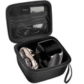 ANKHOH Case Compatible with Skull Shaver Electric Pitbull Pro Razor, Hard Travel Rotary Men Head Shavers Beard Trimmer Storage Bag with Zipper Mesh Pocket for Mustache Grooming Kit,Black-Only Box