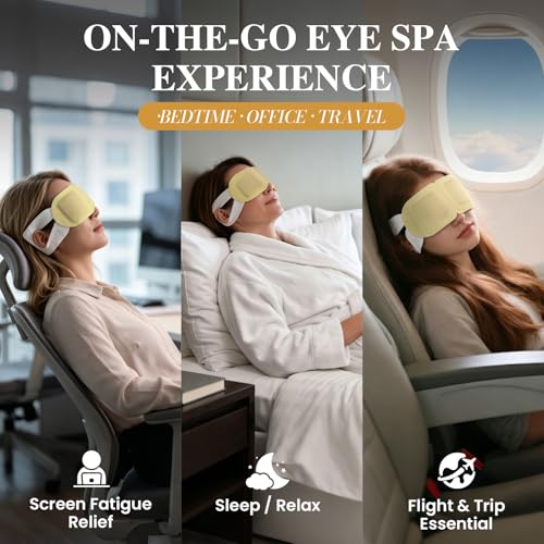 72 Pcs Disposable Heated Steam Eye Masks for Dry Eyes - Variety Pack