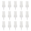 Fine Mist Spray Top 20/410 Replacement Nozzles – 50 Pcs, Clear Lid