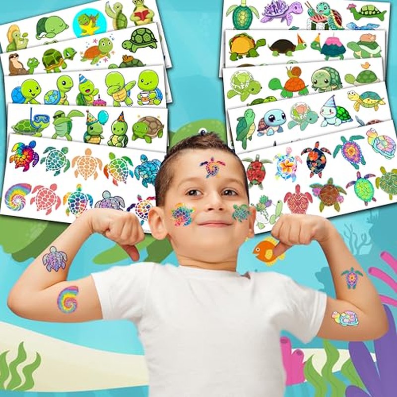 12 Sheets Jungle Animal Temporary Tattoos Stickers, Cheetah Birthday Party Supplies Jungle Theme Party Favors Gifts Safari Birthday Decorations Fake Tattoos Stickers Jungle Themed Goody Bag Stuffers