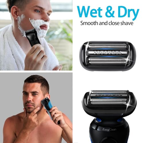 2 Pack Replacement Head for Series 5/6 Shaver 53B - Compatible with S5 & S6 Models