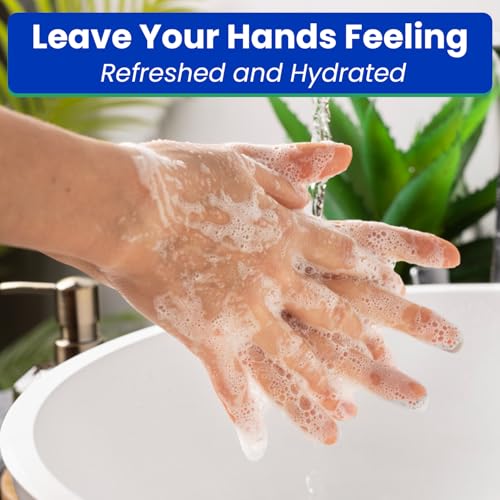 Berkley Jensen Aloe Vera Liquid Hand Soap Refill Pack of 2 - Gentle & Moisturizing, 64 oz