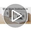 Foldable Electric Food Slicer with 6.7-Inch Stainless Steel Blade for Home Use