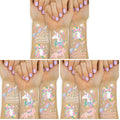 Unicorn Temporary Tattoos Party Favors - 26 Styles, 8.25 x 6 Inches Pack of 3
